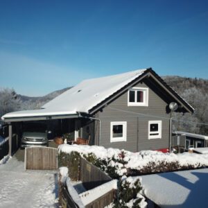 Blockhaus von Finnholz - Blockhaus Winterbilder Referenz Teil 13
